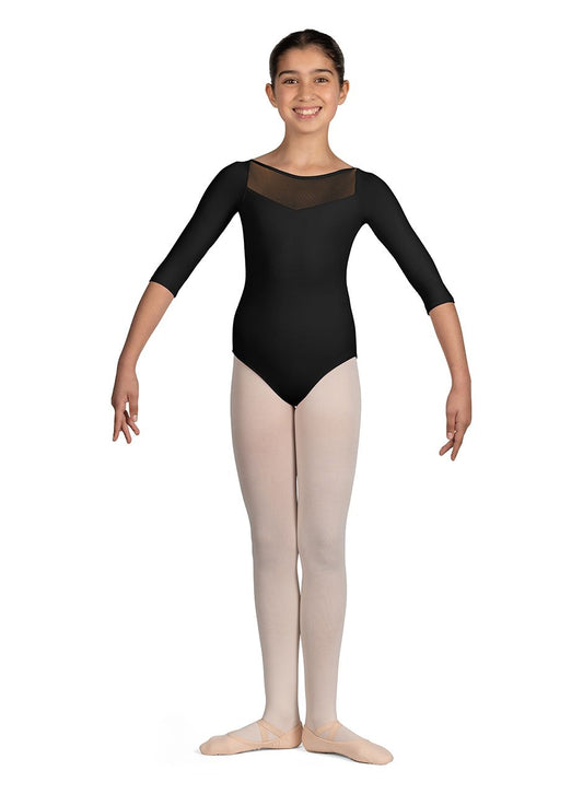 Robe Glow à col bateau et manches 3/4 Leo M122C