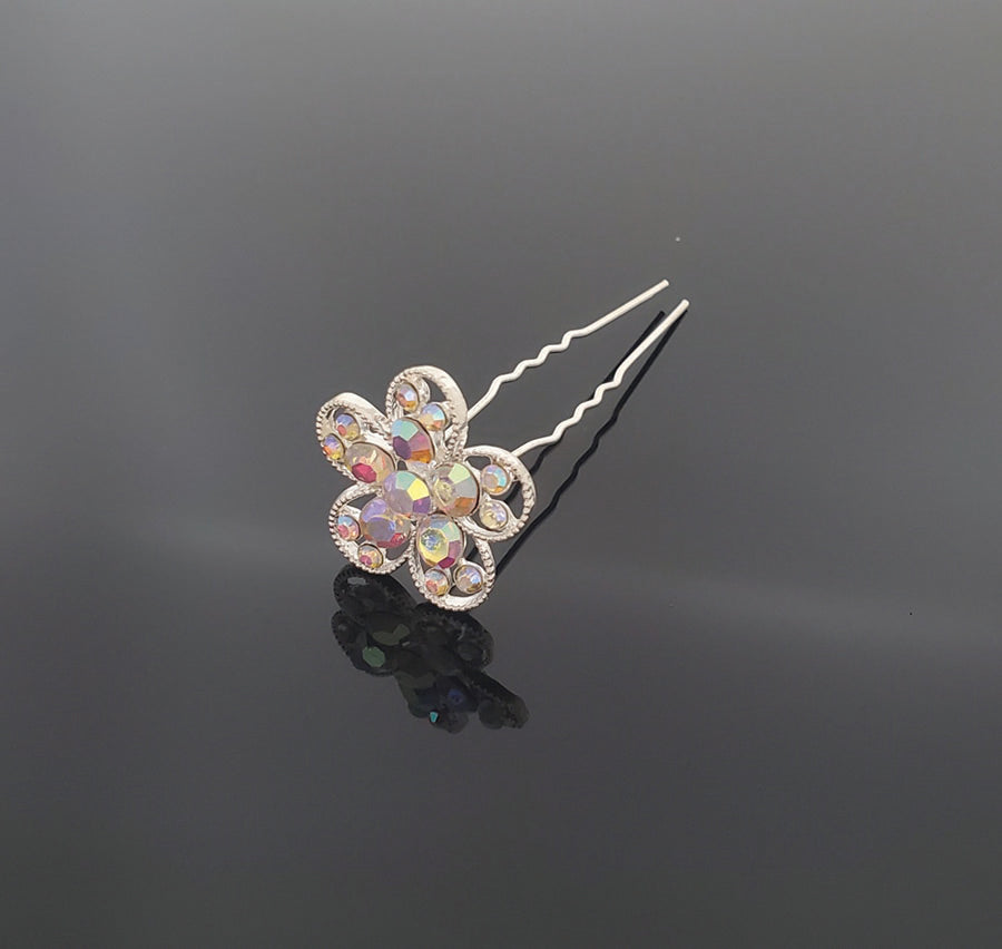 HP0101 AB Flower Hair Pin