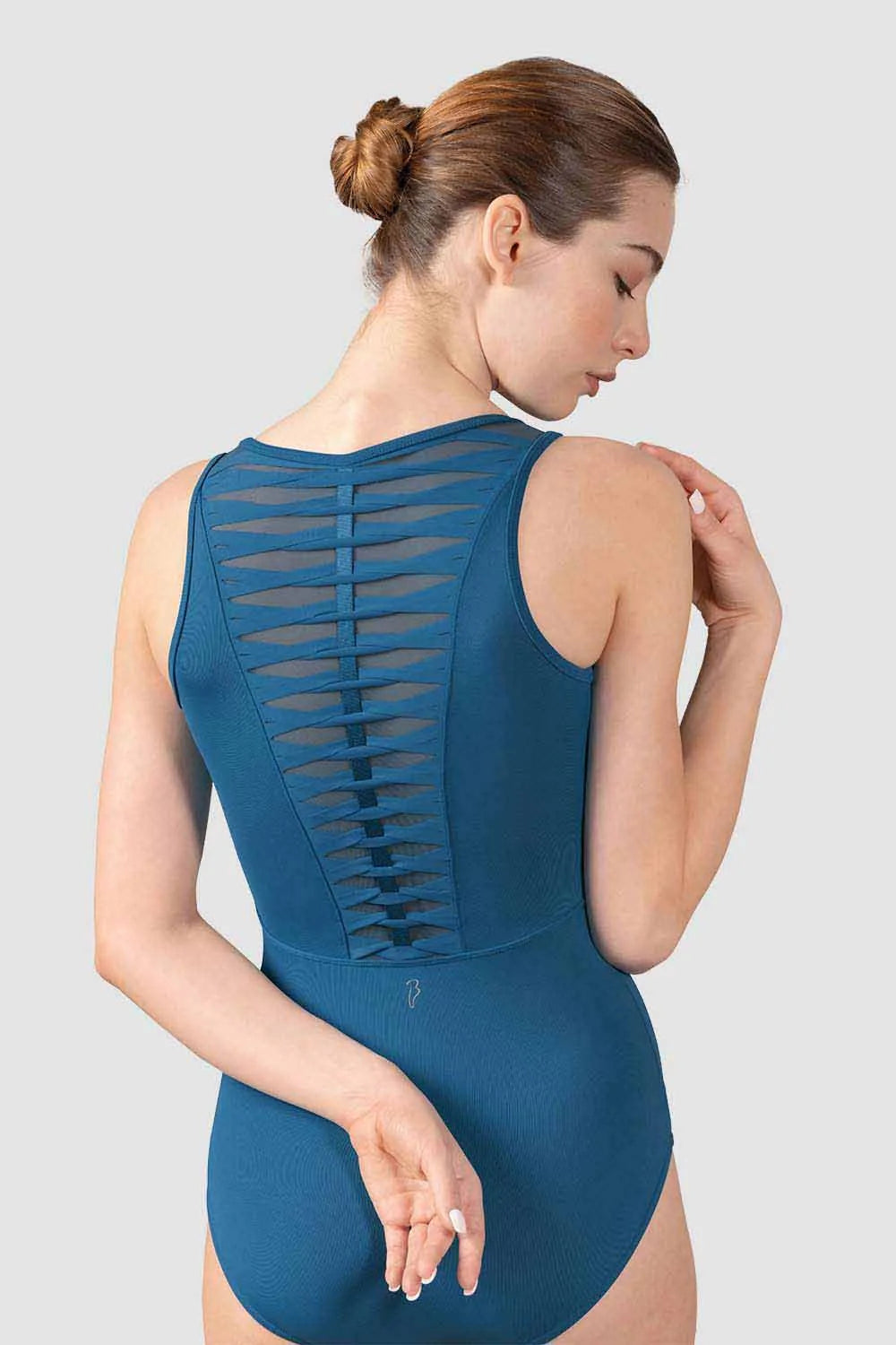 Twist Scoop Neck Leotard L8435