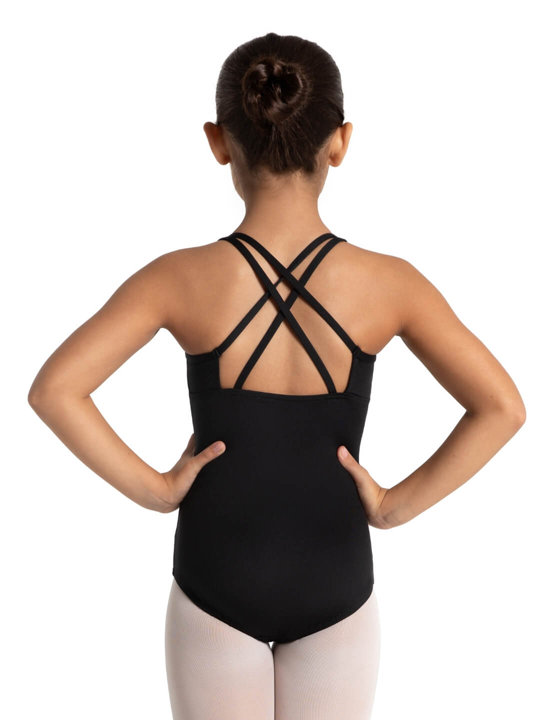 Studio Collection Crisscross Back Leotard - Girls SE1029C