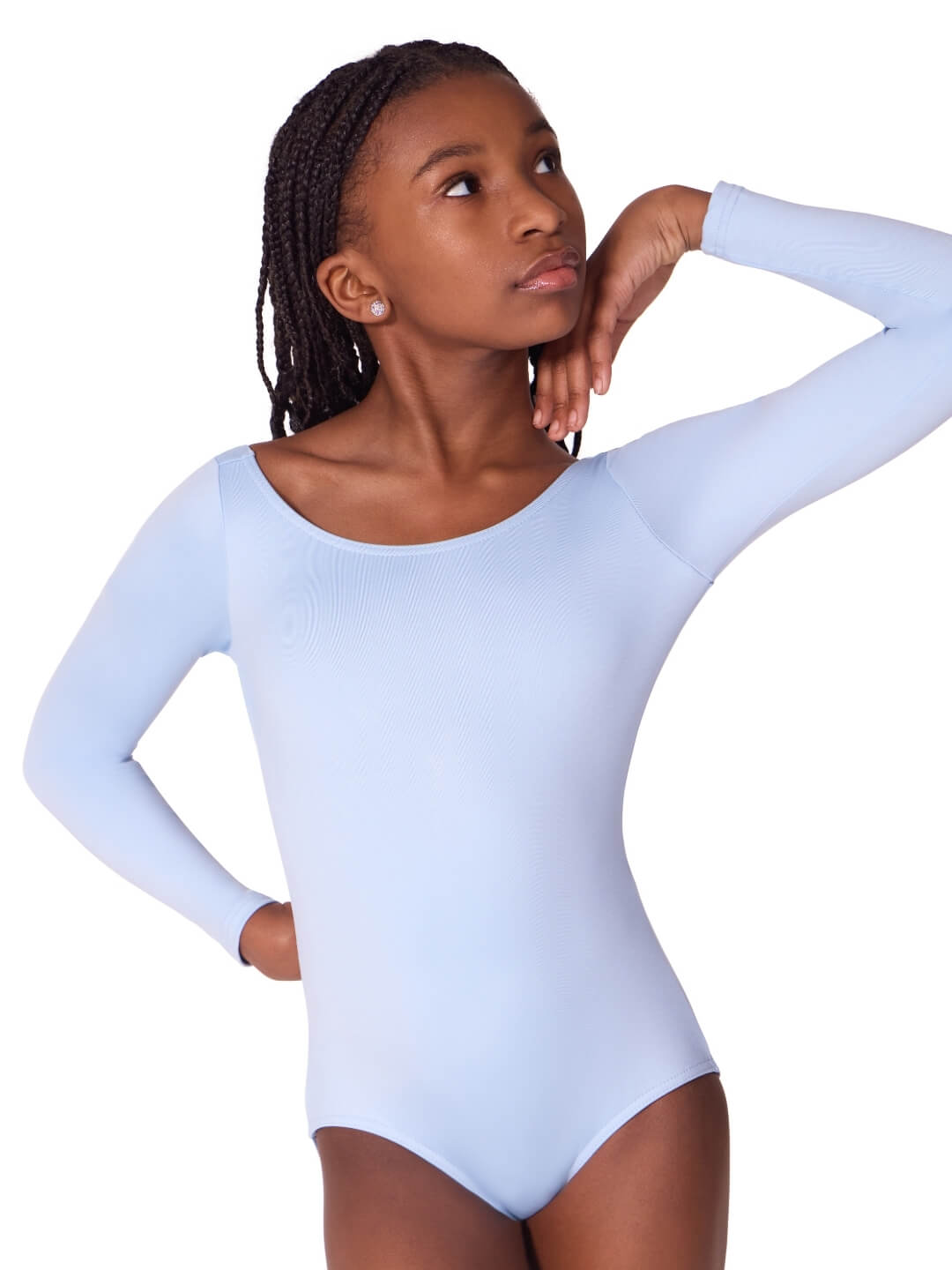 Studio Collection Pinch Back Long Sleeve Leotard SE1011W