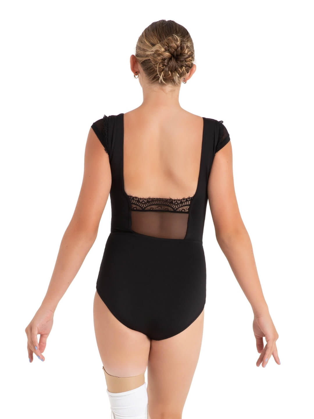 Whispering Waves Coastal Cap Sleeve Leo 12096W
