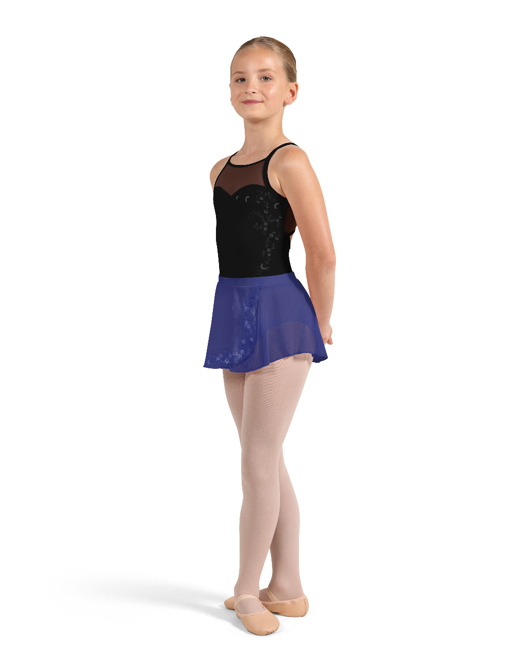Fleur Embroidered Wrap Skirt CR4201