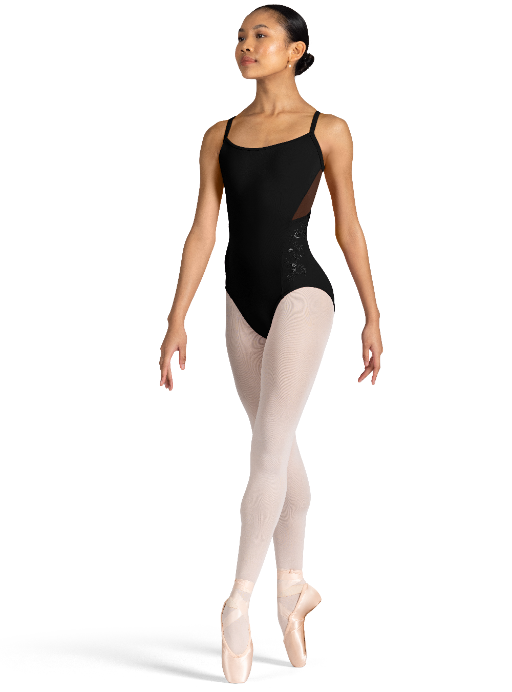 Fleur Scoop Neck Cami Leotard L3307
