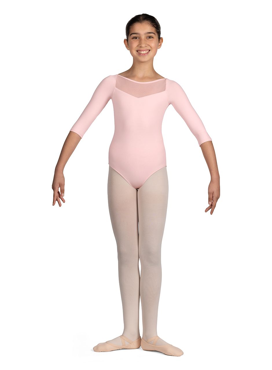 Robe Glow à col bateau et manches 3/4 Leo M122C