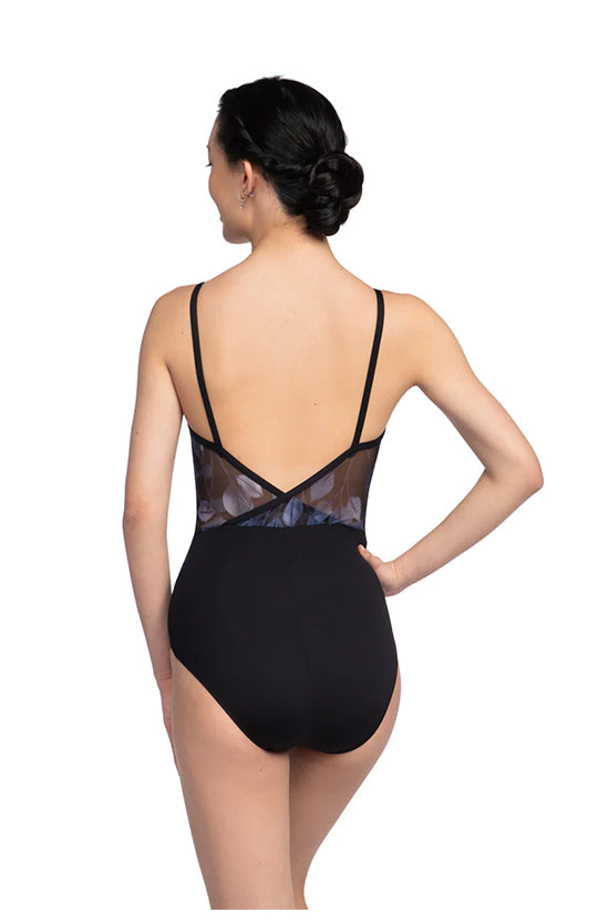 AinslieWear Nora Leotard with Falling Leaves Print - 1126FL Adult