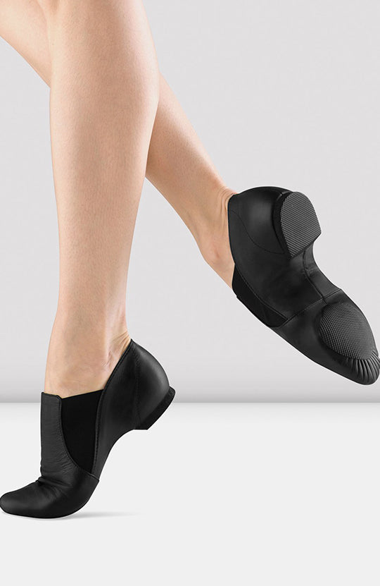 Bloch Leather Elasta Jazz Booties - S0499G Child