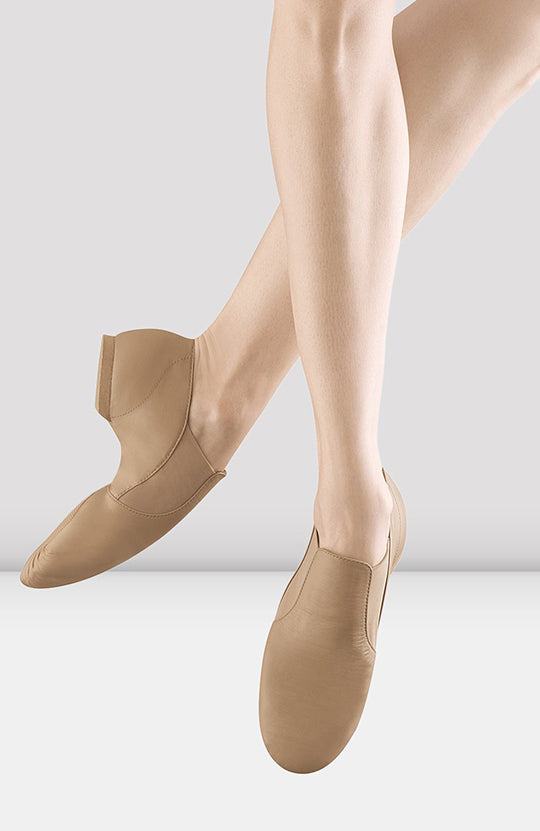 Bloch Leather Elasta Jazz Booties - S0499G Child