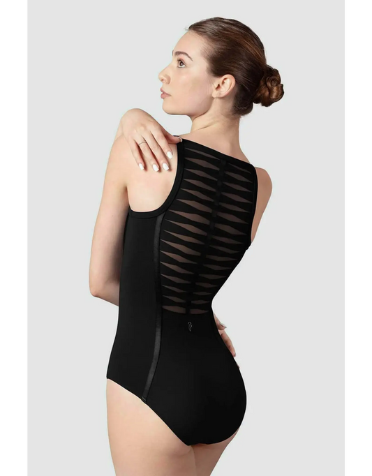Twist Scoop Neck Halter Leotard L5297