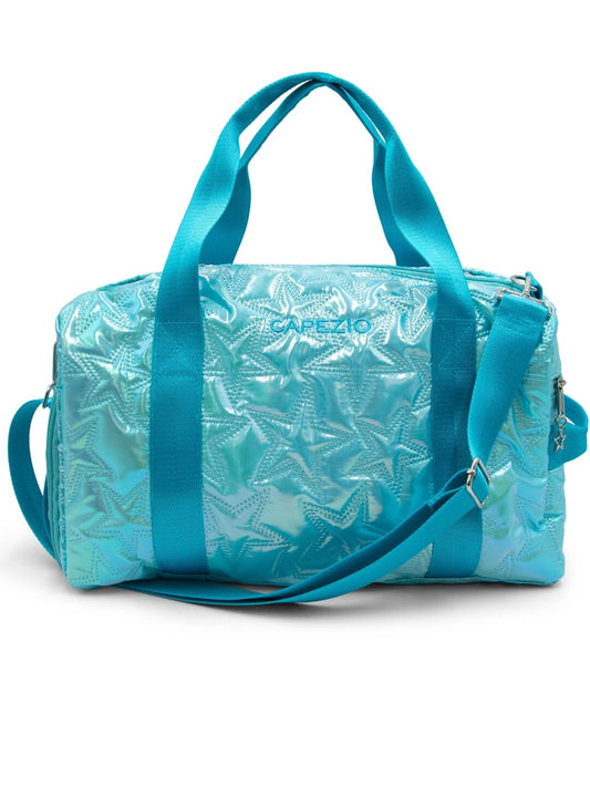 Metallic Star Travel Duffle B323
