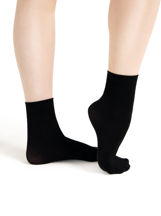Ribbed Dance Sock BG022