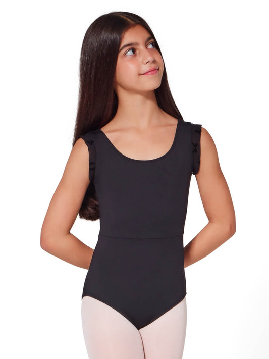 Take A Bow Ribbon Leotard - Child F12422C