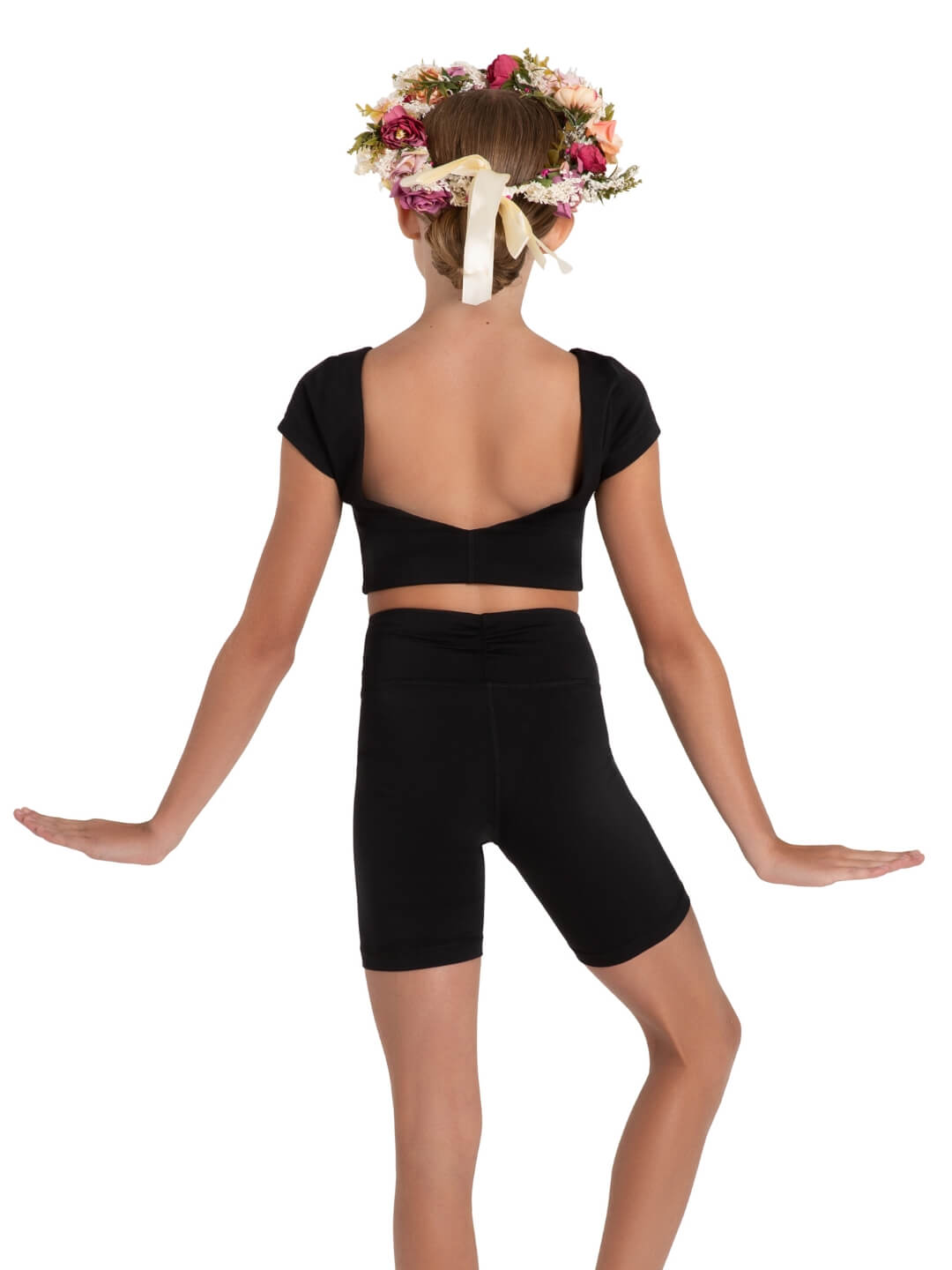 Wildflower Clover Crop Top - Girls 12091C