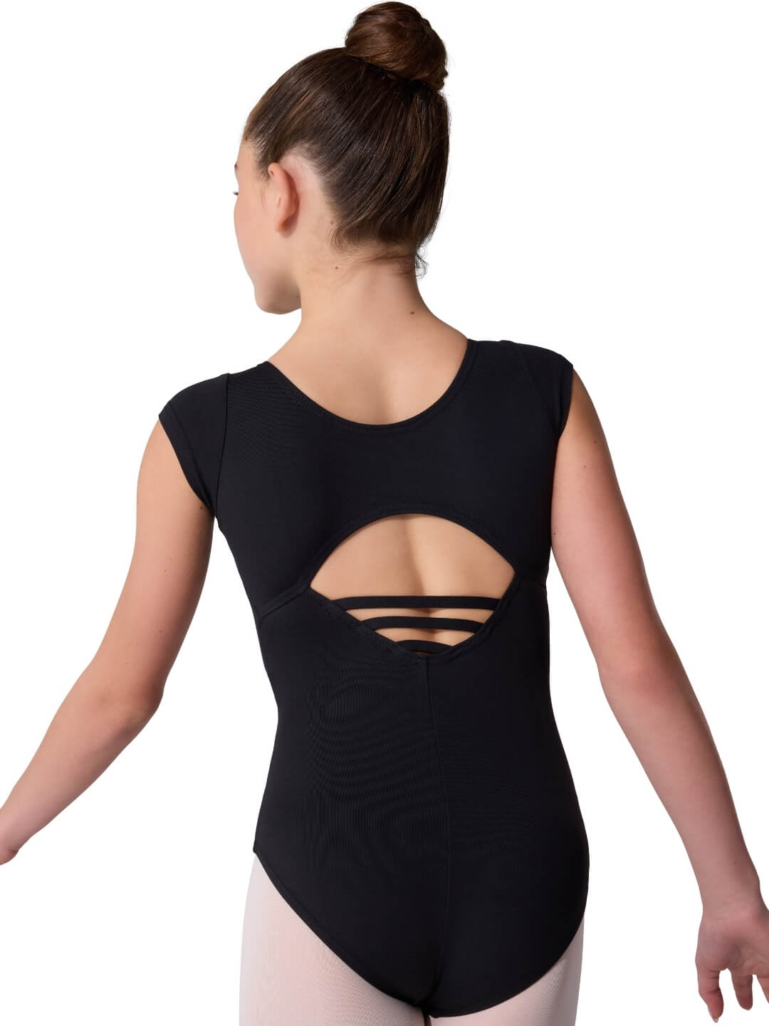 Studio Collection High Neck Cap Sleeve Leotard - Girls SE1024C