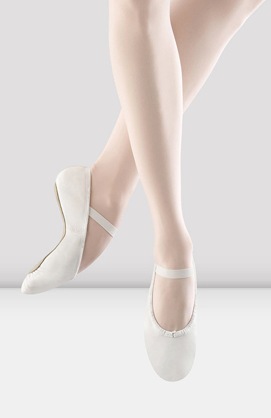 Bloch Dansoft Leather Ballet Shoes WHITE - S0205L Adult