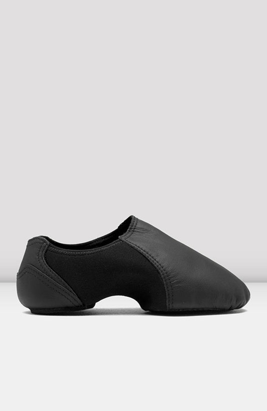Bloch Spark Leather & Neoprene Jazz Shoes - S0497G Child